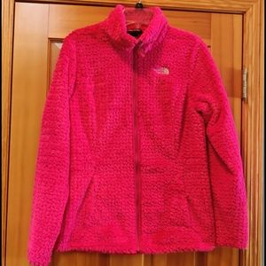 North Face textured fleece jacket